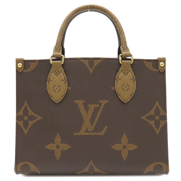 ルイヴィトン LOUIS VUITTON オンザゴー PM M46373 モノグラム×モノグラムリバース モノグラムキャンバス モノグラムリバースキャンバス 2WAYバッグ ゴールド金具 コインケース付き ショルダー ハンドバッグ