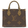 ルイヴィトン LOUIS VUITTON オンザゴー PM M46373 モノグラム×モノグラムリバース モノグラムキャンバス モノグラムリバースキャンバス 2WAYバッグ ゴールド金具 コインケース付き ショルダー ハンドバッグ