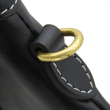 ミュウミュウ MIU MIU アイビー レザー ハンドバッグ ミニ 5BA281 ブラック レザー 2WAYバッグ ゴールド金具 黒 ロゴ ハンドバッグ ショルダー