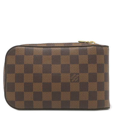 ルイヴィトン LOUIS VUITTON ジェロニモス N51994 ダミエエベヌ ダミエキャンバス ボディバッグ ゴールド金具 ウエストバッグ