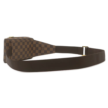 ルイヴィトン LOUIS VUITTON ジェロニモス N51994 ダミエエベヌ ダミエキャンバス ボディバッグ ゴールド金具 ウエストバッグ