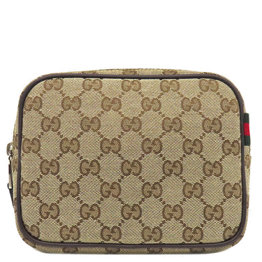 グッチ GUCCI GGキャンバス ミニ 834268 ベージュ×ブラウン GGキャンバス レザー ショルダーバッグ シルバー金具