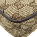 グッチ GUCCI GGキャンバス ミニ 834268 ベージュ×ブラウン GGキャンバス レザー ショルダーバッグ シルバー金具