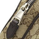 グッチ GUCCI GGキャンバス ミニ 834268 ベージュ×ブラウン GGキャンバス レザー ショルダーバッグ シルバー金具
