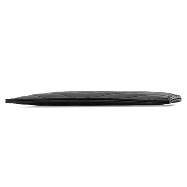 サンローラン SAINT LAURENT カサンドラ モノグラム ビルポーチ スモール 653923 ブラック レザー ポーチ ゴールド金具 黒 ロゴプレート