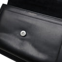 サンローラン SAINT LAURENT エンボス サンセット チェーンショルダー 470426 ブラック レザー パイソン 2WAYバッグ シルバー金具 斜め掛け
