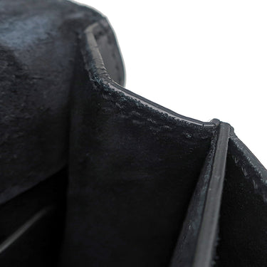 サンローラン SAINT LAURENT エンボス サンセット チェーンショルダー 470426 ブラック レザー パイソン 2WAYバッグ シルバー金具 斜め掛け