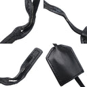 サンローラン SAINT LAURENT エンボス サンセット チェーンショルダー 470426 ブラック レザー パイソン 2WAYバッグ シルバー金具 斜め掛け