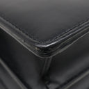 サンローラン SAINT LAURENT エンボス サンセット チェーンショルダー 470426 ブラック レザー パイソン 2WAYバッグ シルバー金具 斜め掛け