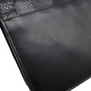 サンローラン SAINT LAURENT エンボス サンセット チェーンショルダー 470426 ブラック レザー パイソン 2WAYバッグ シルバー金具 斜め掛け