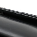 サンローラン SAINT LAURENT エンボス サンセット チェーンショルダー 470426 ブラック レザー パイソン 2WAYバッグ シルバー金具 斜め掛け