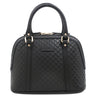 グッチ GUCCI マイクロ グッチシマ 2wayショルダーバッグ 449654 ブラック レザー 2WAYバッグ シャンパンゴールド金具 黒 ハンドバッグ ショルダー