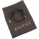 グッチ GUCCI マイクロ グッチシマ 2wayショルダーバッグ 449654 ブラック レザー 2WAYバッグ シャンパンゴールド金具 黒 ハンドバッグ ショルダー