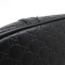 グッチ GUCCI マイクロ グッチシマ 2wayショルダーバッグ 449654 ブラック レザー 2WAYバッグ シャンパンゴールド金具 黒 ハンドバッグ ショルダー