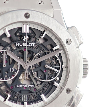 腕時計 ウブロ HUBLOT クラシックフュージョン アエロフュージョン クロノグラフ オールホワイト 525.NE.0127.LR 自動巻き メンズ