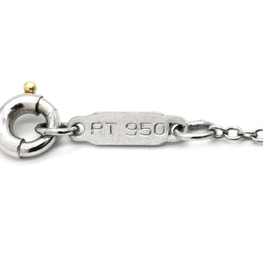 ティファニー Tiffany & Co ダイヤネックレス プラチナシルバー Pt950 ダイヤモンド ネックレス T&Co. Pt950 プラチナム ドーナツ型 ダイヤ 6P