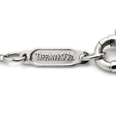 ティファニー Tiffany & Co ダイヤネックレス プラチナシルバー Pt950 ダイヤモンド ネックレス T&Co. Pt950 プラチナム ドーナツ型 ダイヤ 6P