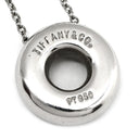 ティファニー Tiffany & Co ダイヤネックレス プラチナシルバー Pt950 ダイヤモンド ネックレス T&Co. Pt950 プラチナム ドーナツ型 ダイヤ 6P
