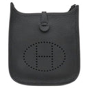 エルメス HERMES エヴリンTPM ロング ブラック トリヨンクレマンス ショルダーバッグ シルバー金具 黒 新品 未使用