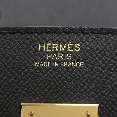 エルメス HERMES バーキン30 ブラック ヴォーエプソン ハンドバッグ ゴールド金具 黒