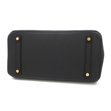 エルメス HERMES バーキン30 ブラック ヴォーエプソン ハンドバッグ ゴールド金具 黒