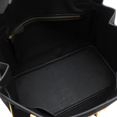 エルメス HERMES バーキン30 ブラック ヴォーエプソン ハンドバッグ ゴールド金具 黒