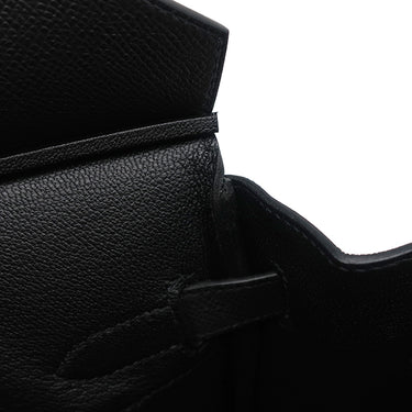 エルメス HERMES バーキン30 ブラック ヴォーエプソン ハンドバッグ ゴールド金具 黒