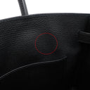 エルメス HERMES バーキン30 ブラック ヴォーエプソン ハンドバッグ ゴールド金具 黒