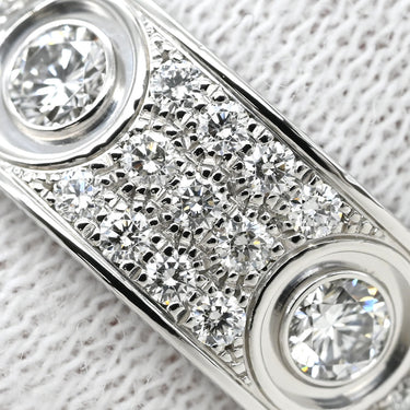 カルティエ Cartier ラブリング ダイヤモンド6石 パヴェダイヤ N4210400 ホワイトゴールド K18WG ダイヤモンド #50(JP10) リング 指輪 750 18K WG 10号