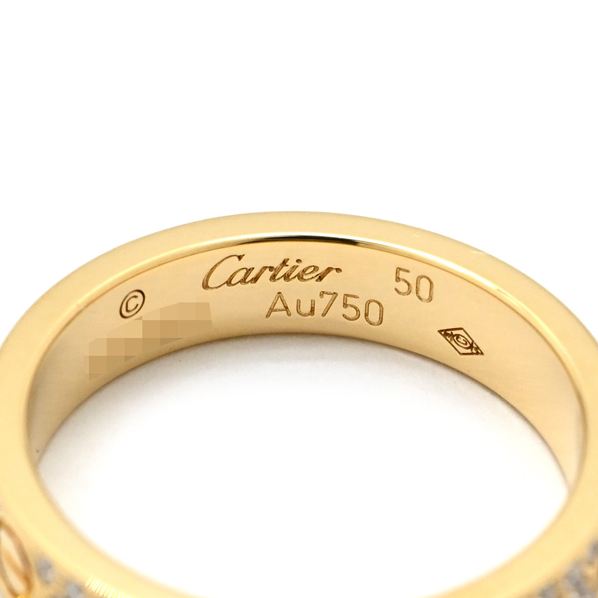 カルティエ Cartier ミニラブリング パヴェダイヤ B4083300 イエロー