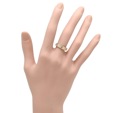 カルティエ Cartier ミニラブリング パヴェダイヤ B4083300 イエローゴールド K18YG ダイヤモンド #50(JP10) リング 指輪 LOVE Ring 750 18K YG 18金 10号