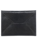 エルメス HERMES エンヴェロープ MM ブラック リザード カードケース 黒 レターカードケース カード入れ