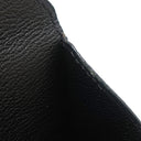 エルメス HERMES エンヴェロープ MM ブラック リザード カードケース 黒 レターカードケース カード入れ