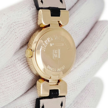 腕時計 ハリーウィンストン Harry Winston プルミエール クオーツ レディース K18YG無垢 ダイヤモンド ラウンド