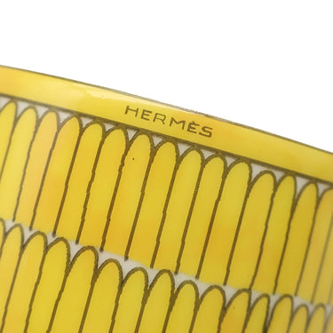 エルメス HERMES コーヒーカップ＆ソーサー ソレイユ ドゥ エルメス 2セット P046017P イエロー×ホワイト 磁器 ポーセリン 食器 新品 未使用