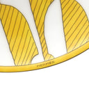 エルメス HERMES パンプレート ソレイユ ドゥ エルメス 2枚セット P046012P イエロー×ホワイト 磁器 食器 新品 未使用 ポーセリン お皿