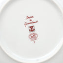 エルメス HERMES パンプレート No3 ガダルキヴィール 2枚セット P011212P レッド×ホワイト 磁器 食器 新品 未使用 赤 ポーセリン