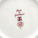 エルメス HERMES パンプレート No2 ガダルキヴィール 2枚セット P011112P レッド×ホワイト 磁器 ポーセリン 食器 新品 未使用 赤