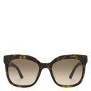 プラダ PRADA サイドトライアングル 53□19 SPR24Q-F ブラウン プラスチック サングラス ゴールド金具 グラデーション 茶