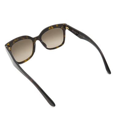 プラダ PRADA サイドトライアングル 53□19 SPR24Q-F ブラウン プラスチック サングラス ゴールド金具 グラデーション 茶