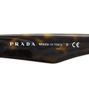 プラダ PRADA サイドトライアングル 53□19 SPR24Q-F ブラウン プラスチック サングラス ゴールド金具 グラデーション 茶