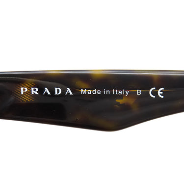 プラダ PRADA サイドトライアングル 53□19 SPR24Q-F ブラウン プラスチック サングラス ゴールド金具 グラデーション 茶