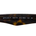 プラダ PRADA サイドトライアングル 53□19 SPR24Q-F ブラウン プラスチック サングラス ゴールド金具 グラデーション 茶