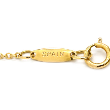 ティファニー Tiffany & Co オープンハート 11mm イエローゴールド K18YG ネックレス T＆Co. 18K 18金 750 YG エルサペレッティ