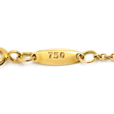 ティファニー Tiffany & Co オープンハート 11mm イエローゴールド K18YG ネックレス T＆Co. 18K 18金 750 YG エルサペレッティ