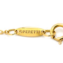 ティファニー Tiffany & Co オープンハート 11mm イエローゴールド K18YG ネックレス T＆Co. 18K 18金 750 YG エルサペレッティ