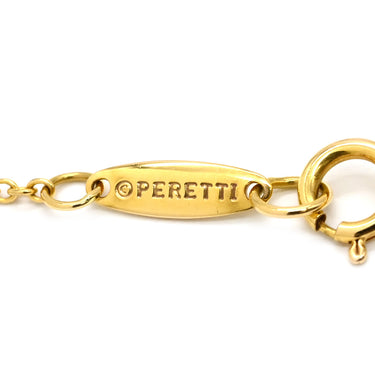 ティファニー Tiffany & Co オープンハート 11mm イエローゴールド K18YG ネックレス T＆Co. 18K 18金 750 YG エルサペレッティ