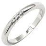 ティファニー Tiffany & Co フォーエバー ダイヤ プラチナシルバー Pt950 ダイヤモンド リング 指輪 T＆Co. 3石 3粒 プラチナ 6.5号