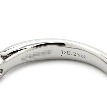 ティファニー Tiffany & Co ソリティア ダイヤリング プラチナシルバー Pt950 ダイヤモンド リング 指輪 T＆Co. 一粒 1P プラチナ 立爪 6.5号
