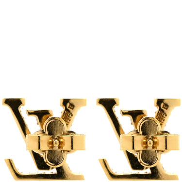 ルイヴィトン LOUIS VUITTON LV アイコニック ストラス M00609 ゴールド GP ストラス ピアス LVシグネチャー ラインストーン